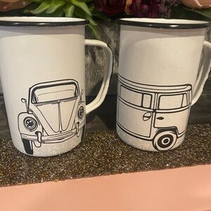 VW Retro Metal Mugs (2)